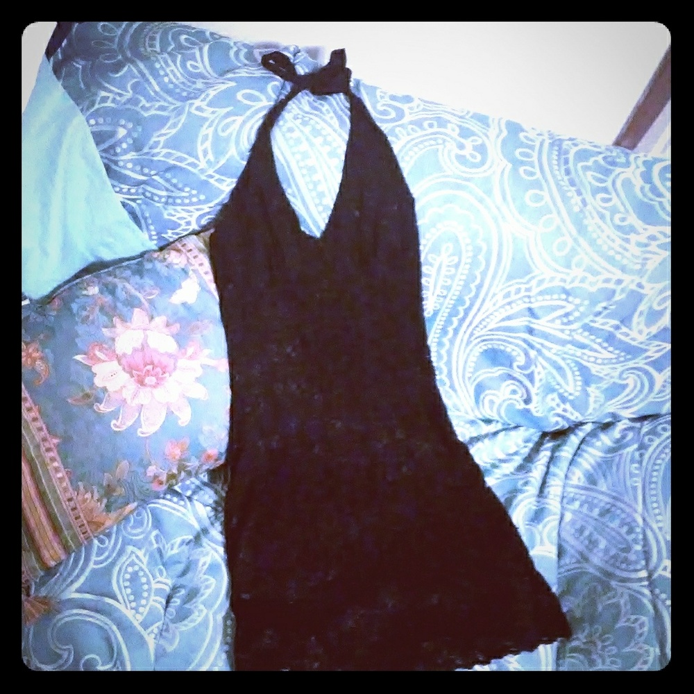 Halter lace dress